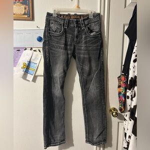 Rock Revival Tomshi Straight Leg Jeans
